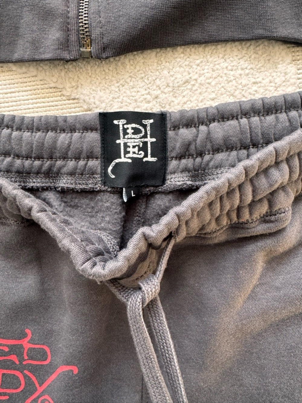 Ed Hardy grey sweatpants - Picture 7 of 8